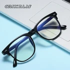 Очки для чтения CRIXALIS для мужчин и женщин UV-400, квадратные оптические аксессуары для работы за компьютером, с защитой от сисветильник