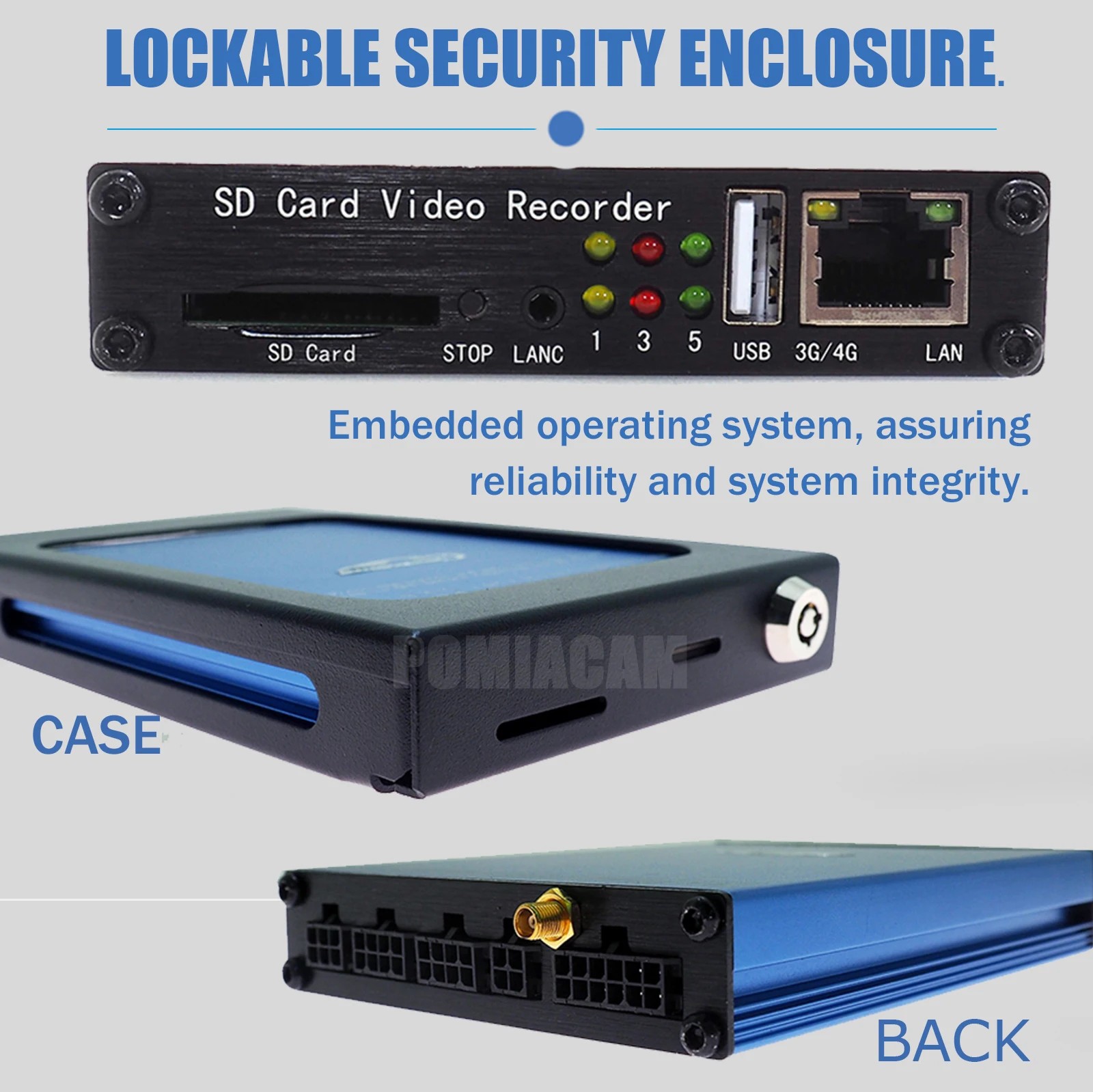 Kaufen Video-Recorder MDVR Lkw Mobile DVR Taxi CCTV Auto Für Bus 1080P AHD 4CH Linux 3,0 SDVR004PRO Mit GPS 8-32V