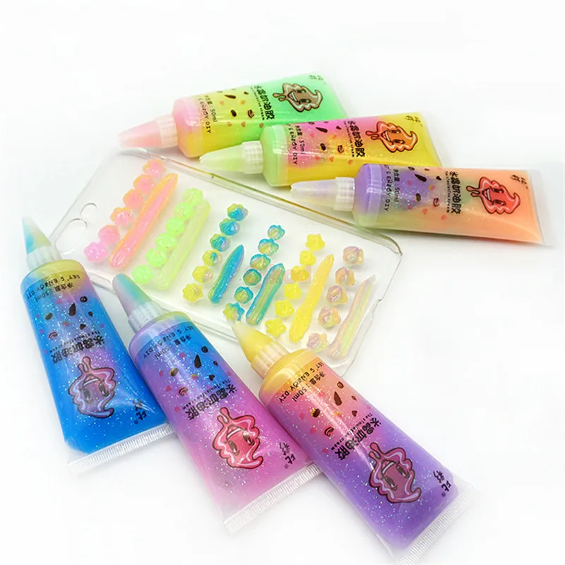 50 мл слайм моделирование мороженое звездное небо гель чехол для телефона торт