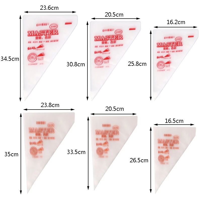 100 шт. одноразовые Кондитерские мешки кондитерский мешок насадки для украшения