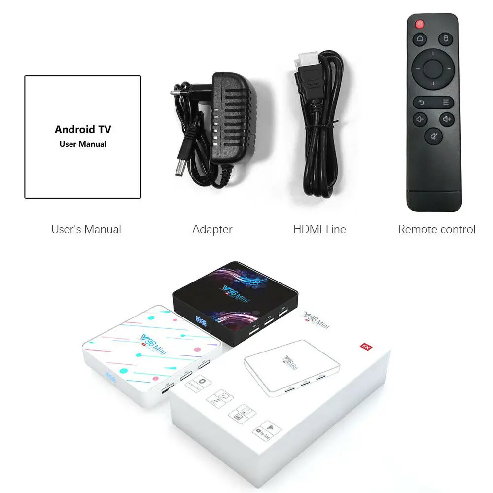 V96 6K Android 9,0 Smart tv телеприставка 4G+ 32/64/128G WiFi BT tv Box медиаплеер US/UK/EU/AUPlug