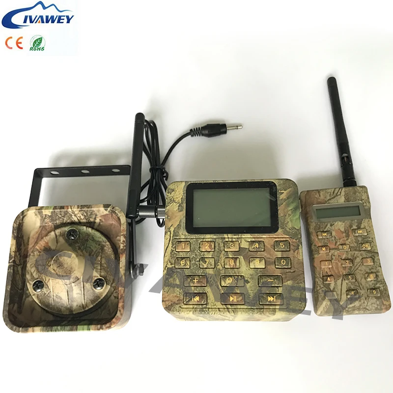 Усилитель голоса для охоты 2 шт. 100 Вт пульт дистанционного управления 500