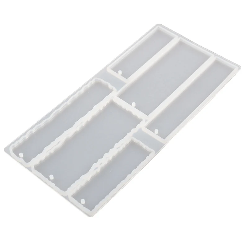 

DIY Rectangular Bookmark Silicone Mold Jewelry Making Epoxy UV Resin Mould