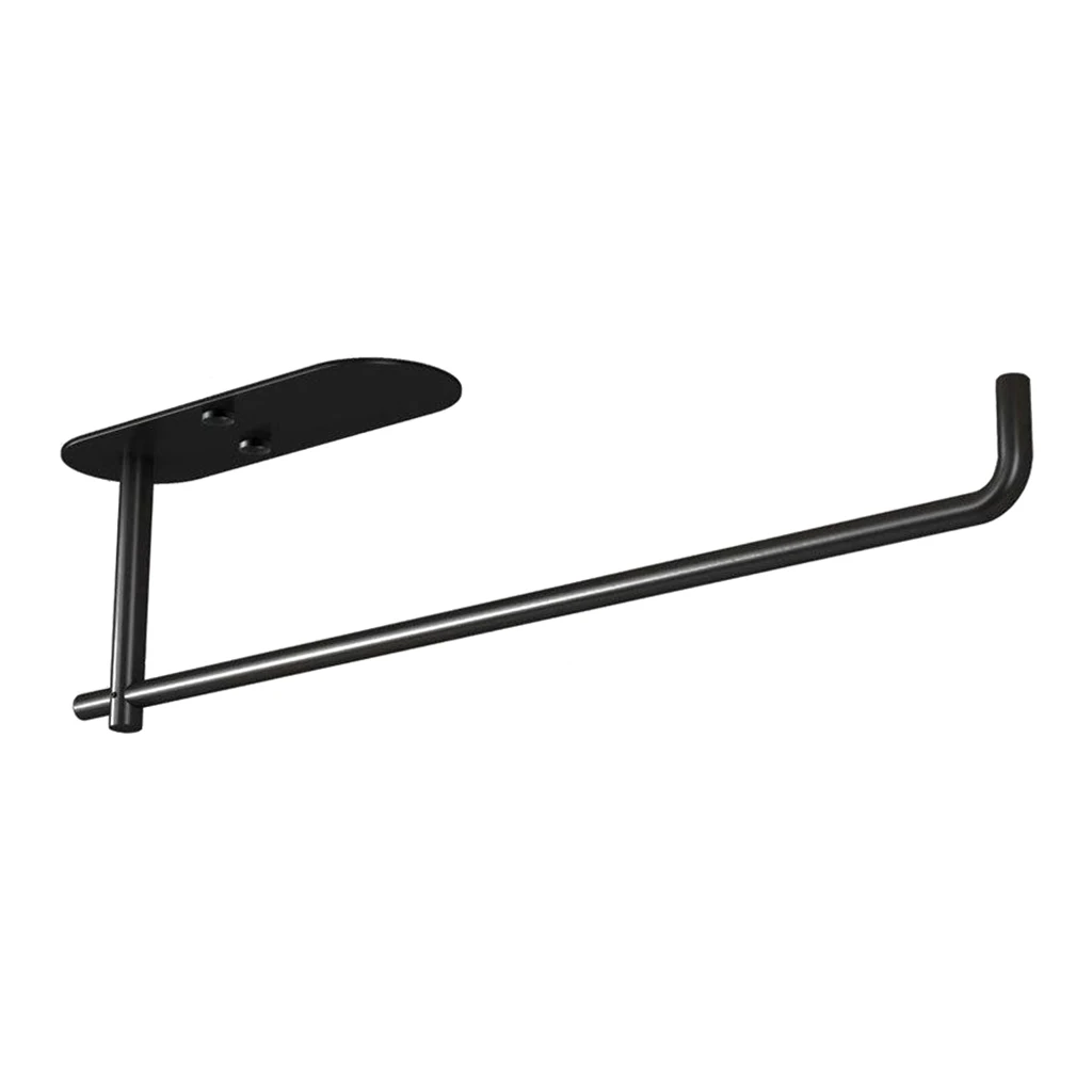 

Paper Towel Holder Under Cabinet Mount,Self Adhesive & Wall Mount,Fits in Kitchen or Bathroom, Stainless Steel,with Adhesive