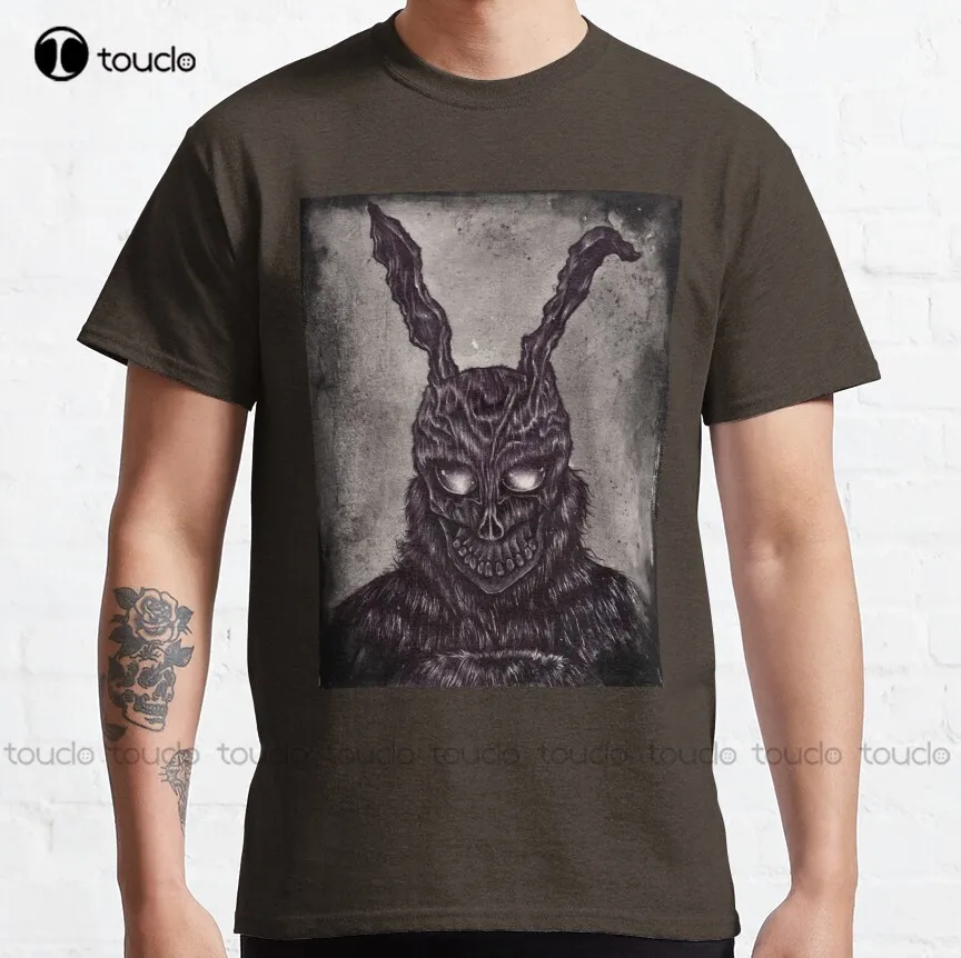 

Классическая мужская футболка donnie darko, индивидуальная футболка aldult для подростков, унисекс, футболка с цифровым принтом, модная забавная Но...