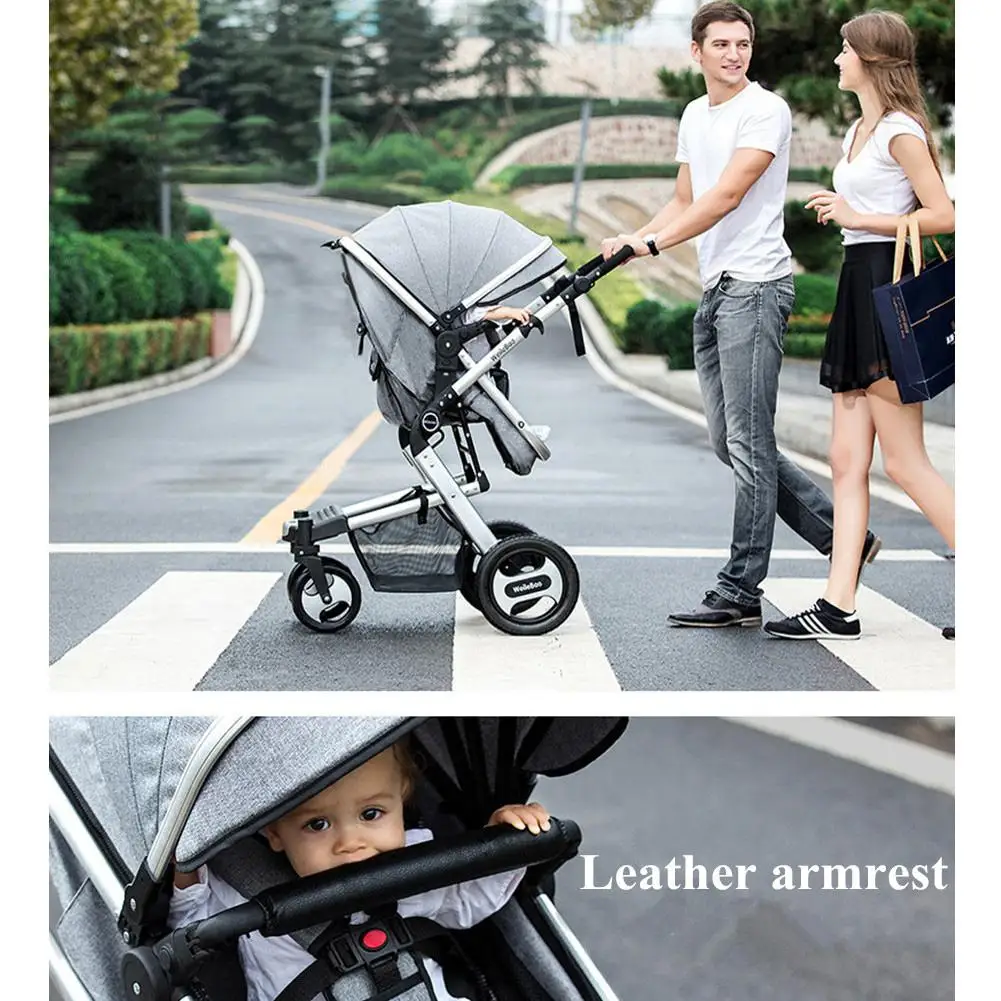 Kidlove Baby 2 в 1 детская коляска складная анти-шок складываемая коляска Высокая land-scape модная коляска