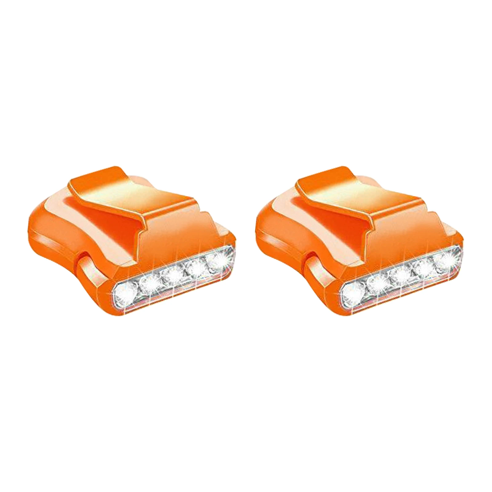 

5LED Hands Free Clip Headlamp Fishing Outdoor Camping Battery Powered Bright LR-A006 5LED Hat Brim Light Clip Cap Light