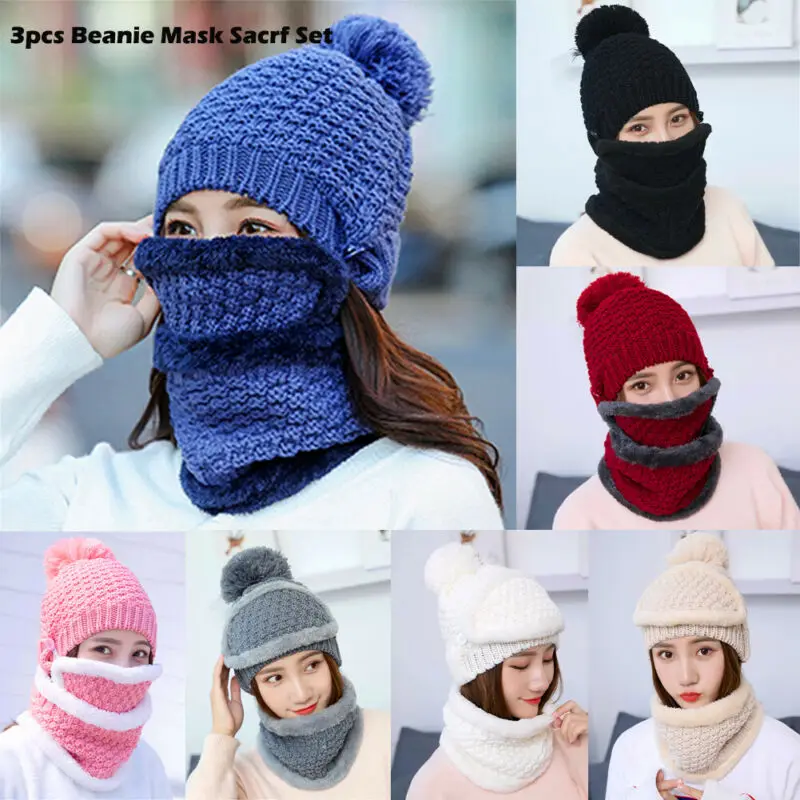 Зимняя Флисовая теплая зимняя Лыжная шапка для детей мужчин женщин 2020|Мужская