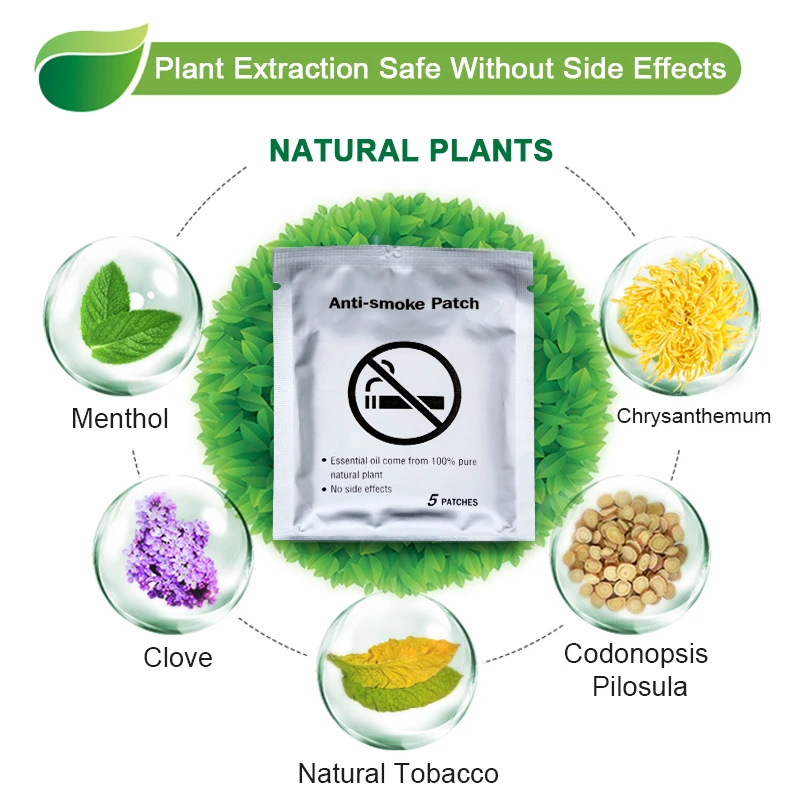 10 шт. курить анти-дым патч бальзам не сигарет курения Лечебные Травяные пластыри