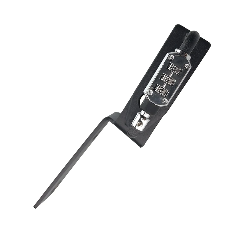 Замок для мотоциклетного шлема крючок крепления паролем черная боковая защита