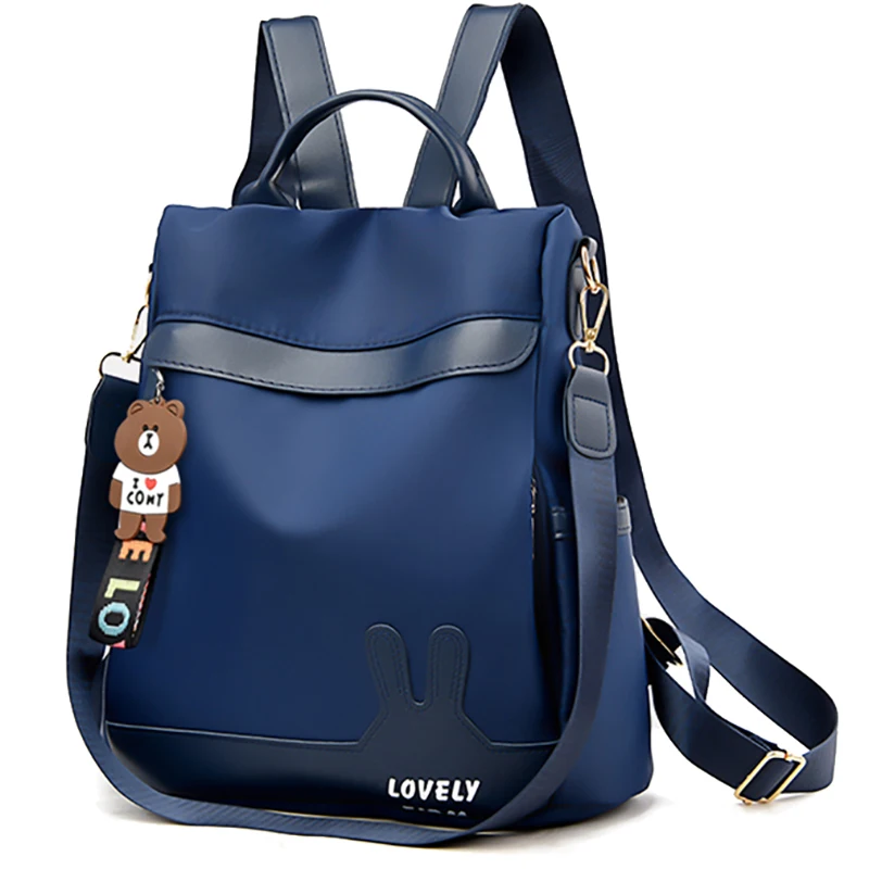 

Women's Backpack Oxford Cloth Bag New Trendy Wild Fashion Ladies Notebook Computer Backpack Large Capacity School Bag Wholesale