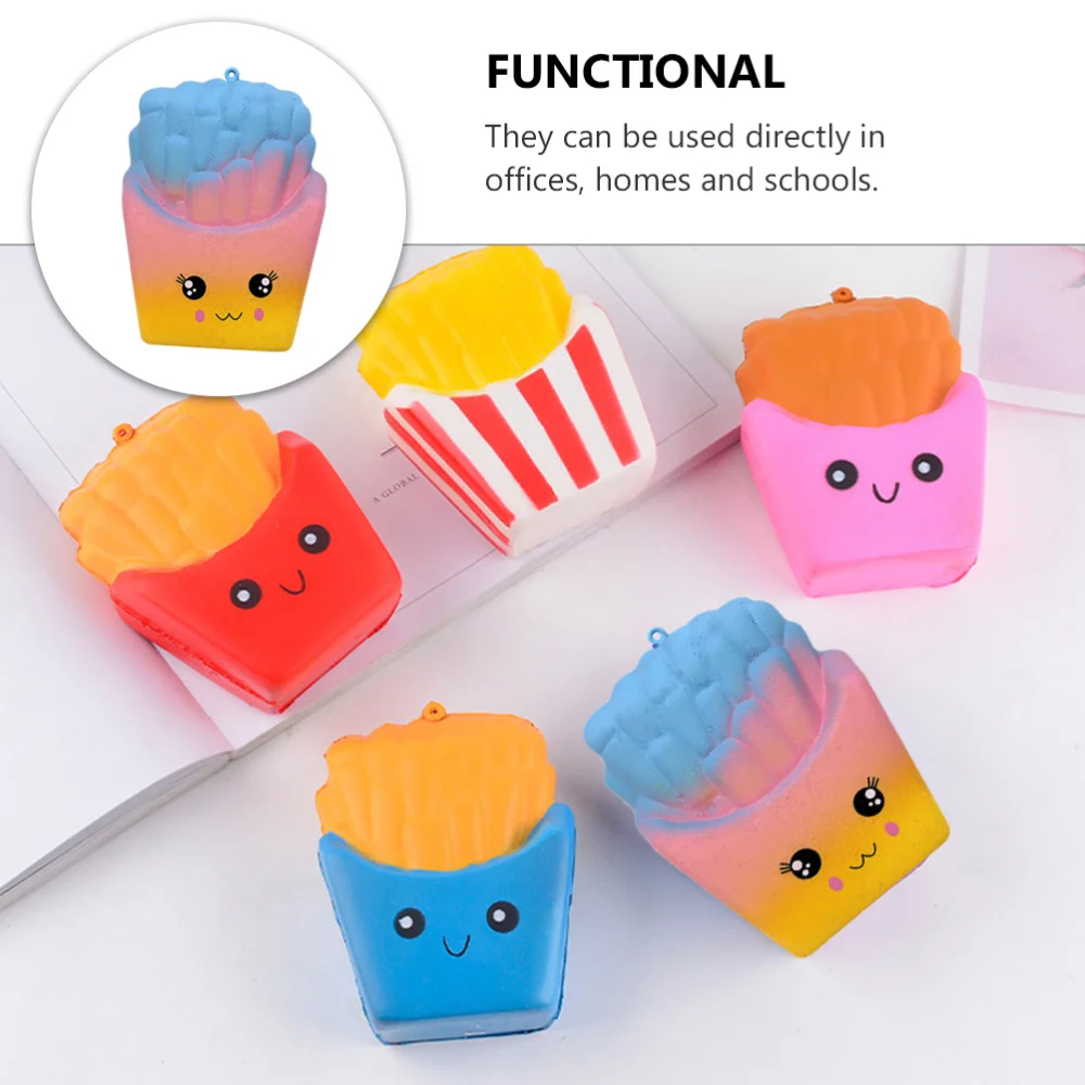 

Squeezing Stress Relief Simulation French Fries Vent Decompression
