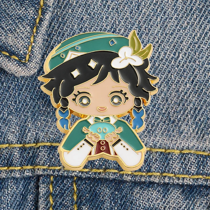 

LT1350 Japanese Anime Badges Cute Manga Enamel Pin Brooch for Clothes Lapel Pins Jewelry Gifts Briefcase Backpack Accessories