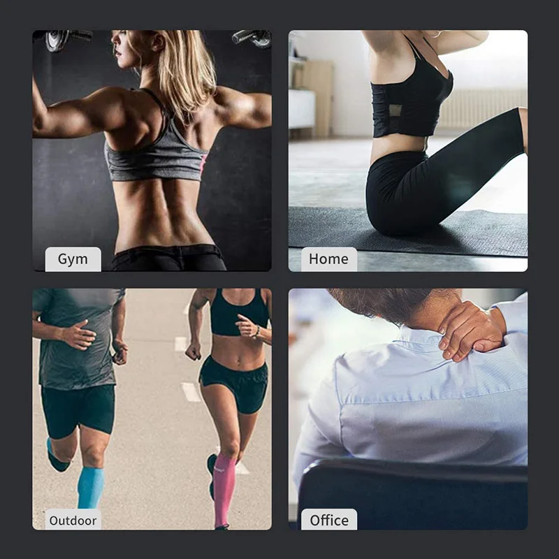 Профессиональный Массажный пистолет мощный перкуссионный массажер для шеи