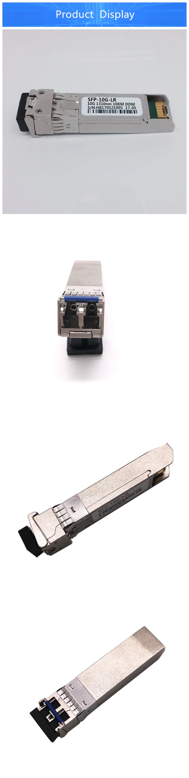 Для Cisco SFP-10G-LR SFP модули 10 Гб SMF 1310nm 10 км волоконно-оптический приемопередатчик модуль DDM Дуплексный LC порт SFP модули