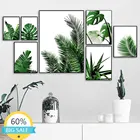 Алмазная живопись сделай сам с зелеными растениями, тропическими листьями, ботаническая Алмазная вышивка, наборы для вышивки крестиком, Алмазная мозаика, домашний декор