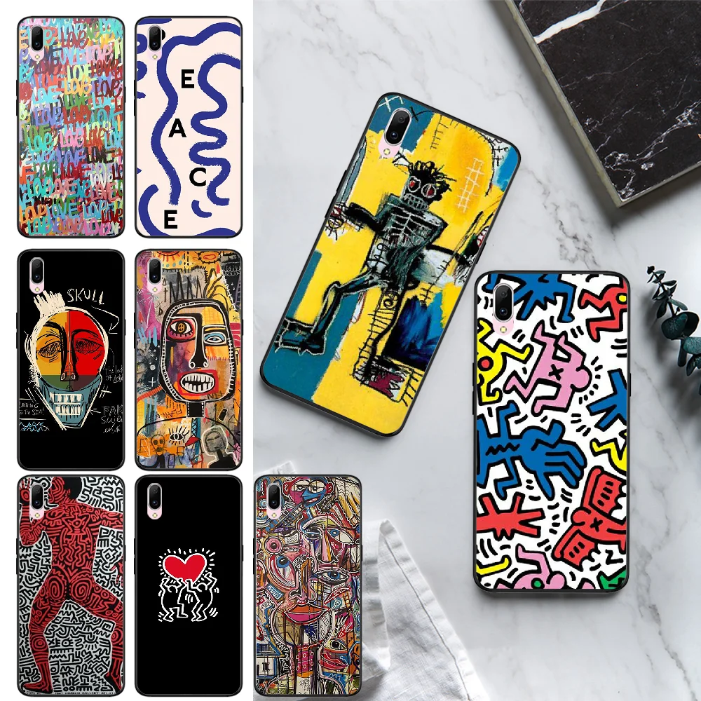 BaweiTE Keith Haring art Роскошный Уникальный Дизайн чехол для телефона VIVO Y31 Y53 Y55 Y66 Y67 Y69 Y71 Y75
