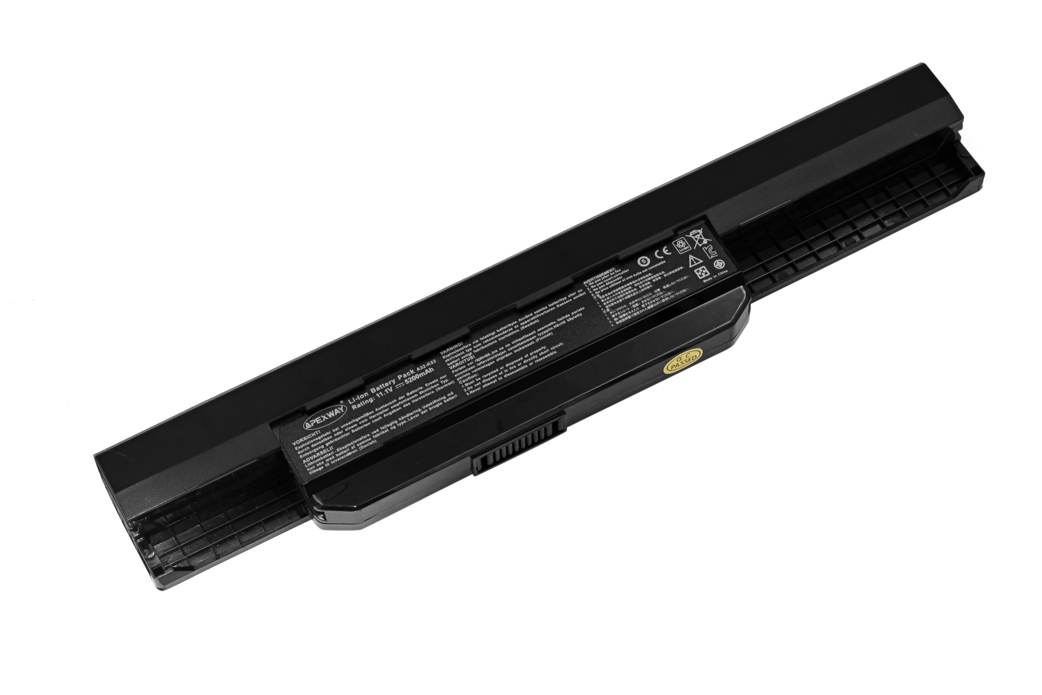 Сменный аккумулятор ApexWay для ноутбука 11 1 В черного цвета Asus A43 A53 K43 K53 X43 X53S X54 X44