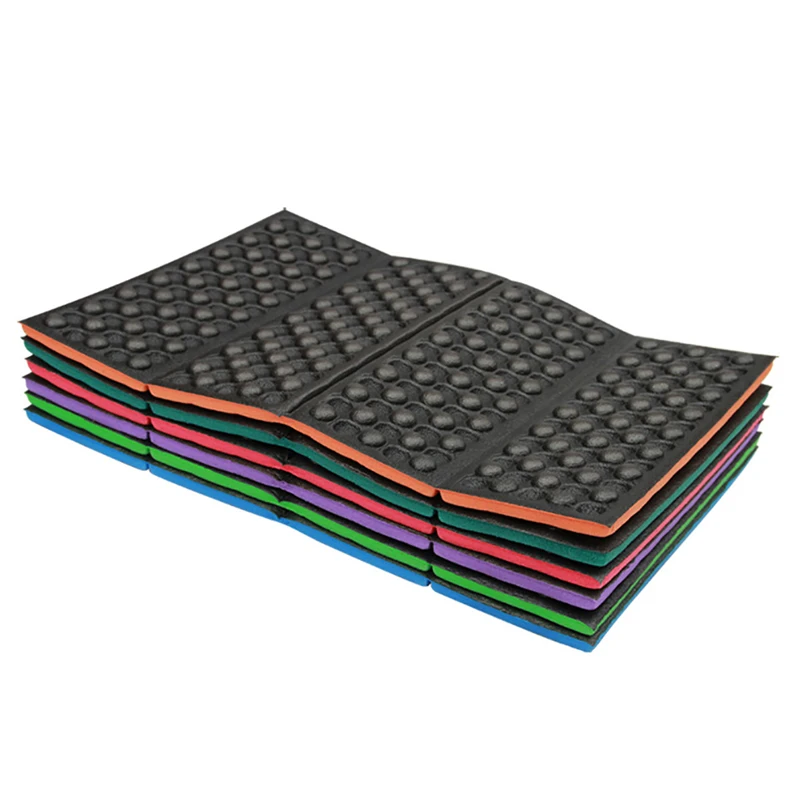 Camping Folding Mat 4-Zone XPE Foam Pad Moisture-proof Elasticity Cushion Hiking Picnic Anti-dirty Seat Outdoor Tools Portable | Спорт и