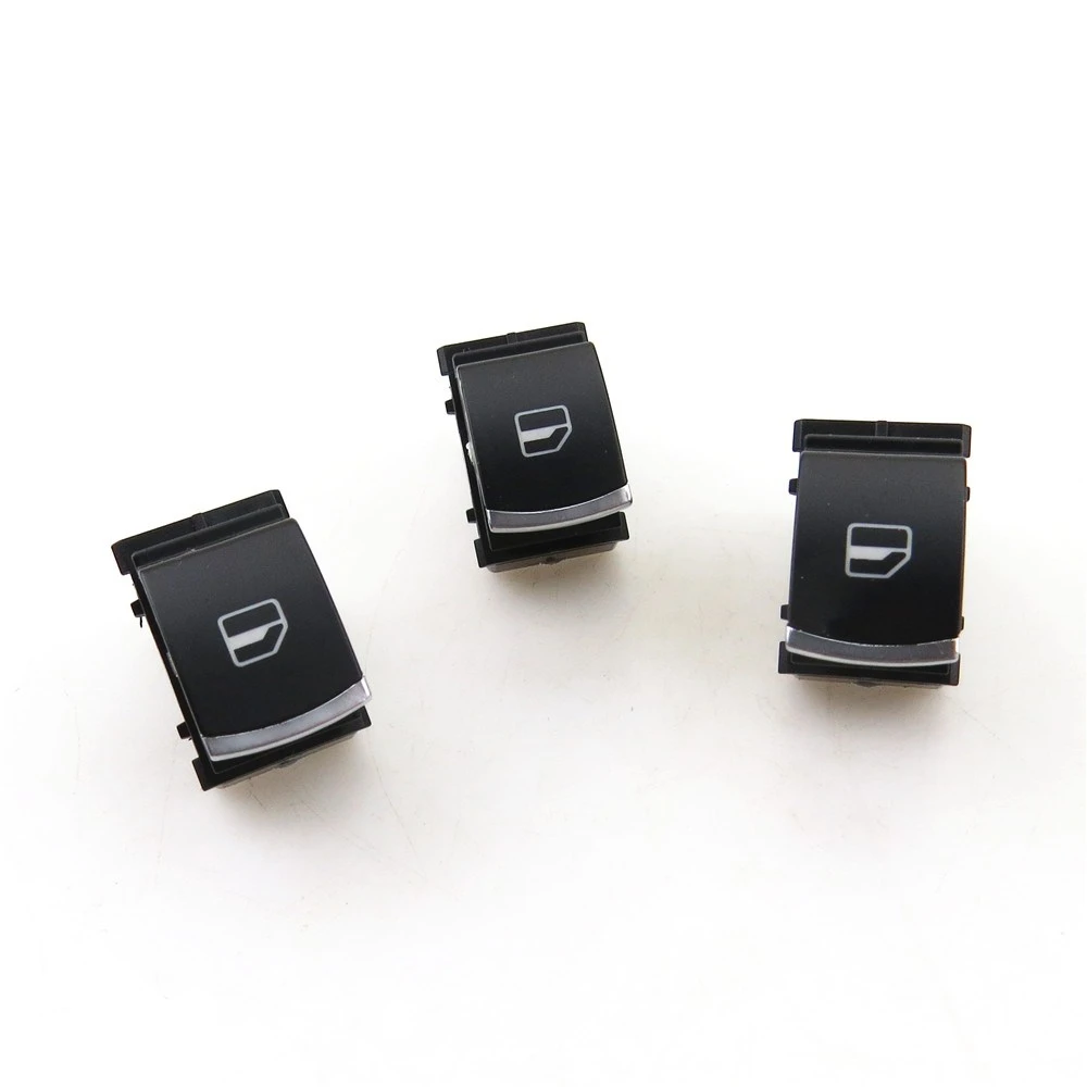 

READXT 3x хром пассажирский боковой переключатель управления окном для Golf 5 MK5 6 MK6 Passat B6 3C Caddy Tiguan Touran Rabbit 5ND 959 855