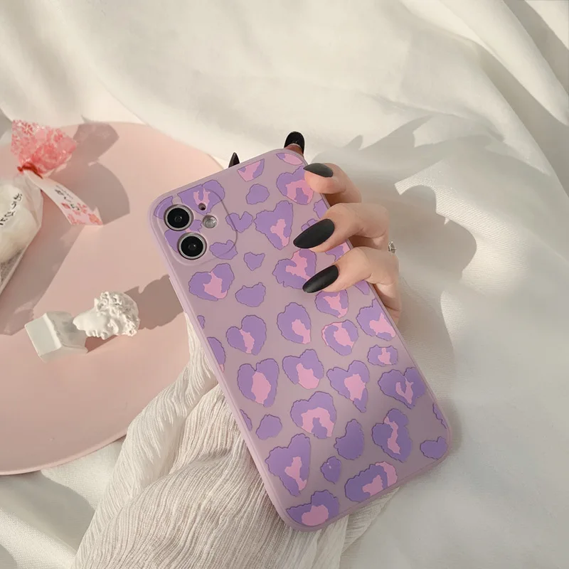 2022 new Cow Leopard Zebra pattern phone case for iphone 11 13 14 Pro Max 12 mini 7 8 plus XR XS MAX soft silicone Cover fundas