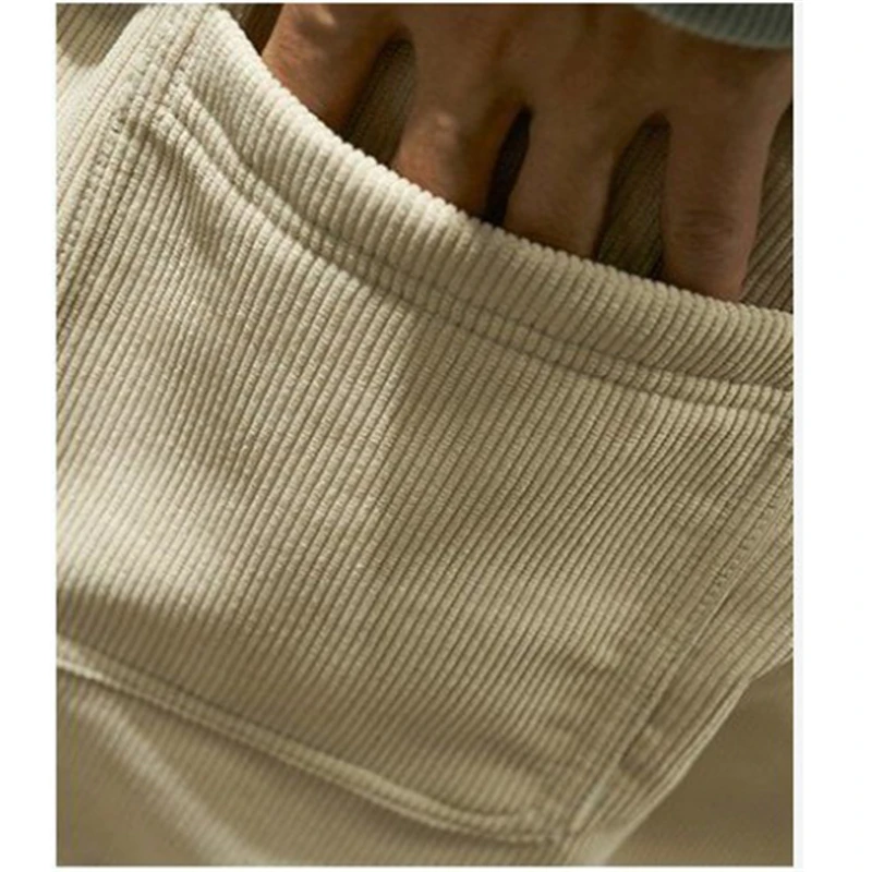 Повседневные мужские вельветовые брюки новый стиль свободные уличная мода 2021