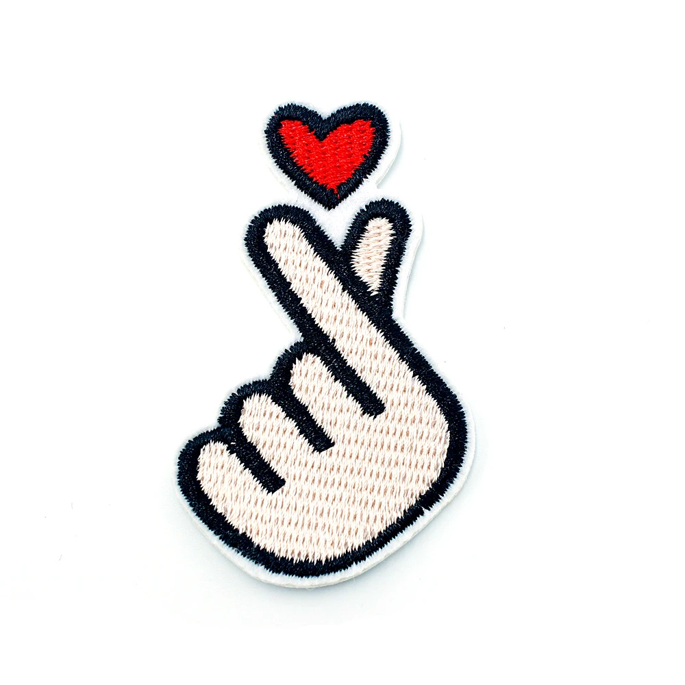 Размер влюбленных: 4 2x6 9 см патч для пришивания утюгом вышитая аппликация