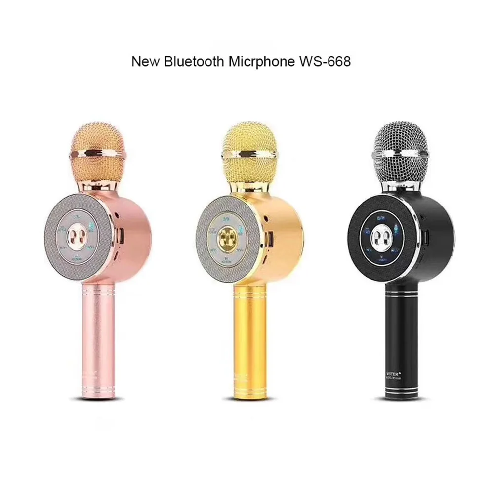 Bluetooth-Колонка Ws858 для караоке WS668 tf-карта/u-диск портативное воспроизведение