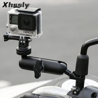 universal motorcycle bike camera holder dirtbike handlebar mirror mount bracket for ktm duke 390 2018 1290 super adventure
