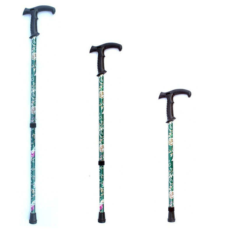 

Adjustable Walking Stick 2 Section Stable Anti-Skid Crutch Old Man Hiking Canes