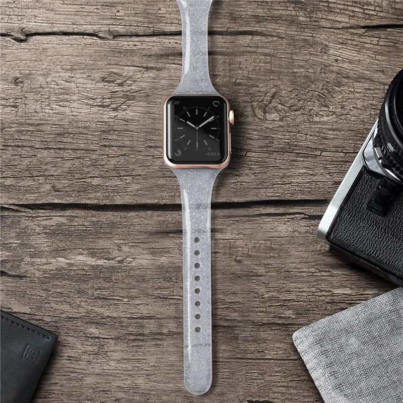 Ремешок для часов силиконовый Apple Watch 5/4/3/2/44/40 мм | Наручные часы