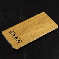 wood grain decorative back for samsung galaxy s10 s10plus mobile phone protector for s10 e s10 plus back film stickers