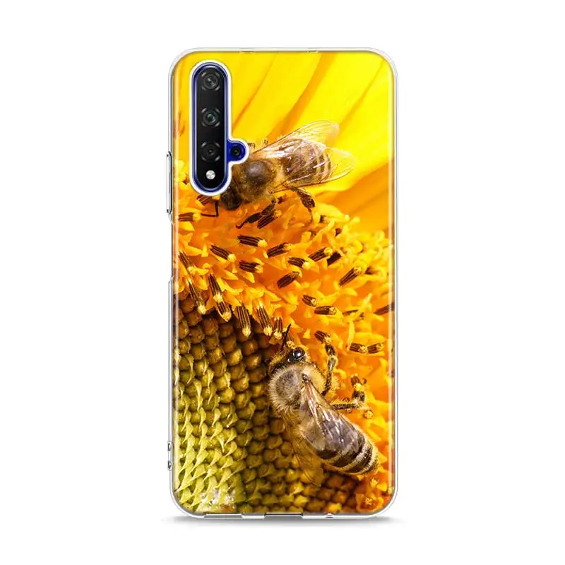 Силиконовый чехол из ТПУ с золотыми сотами honey bee для huawei Honor 10i 9X8X20 10 9 Lite 8 8A 7A 7C Pro Lite чехол для телефона - Цвет: Style 10
