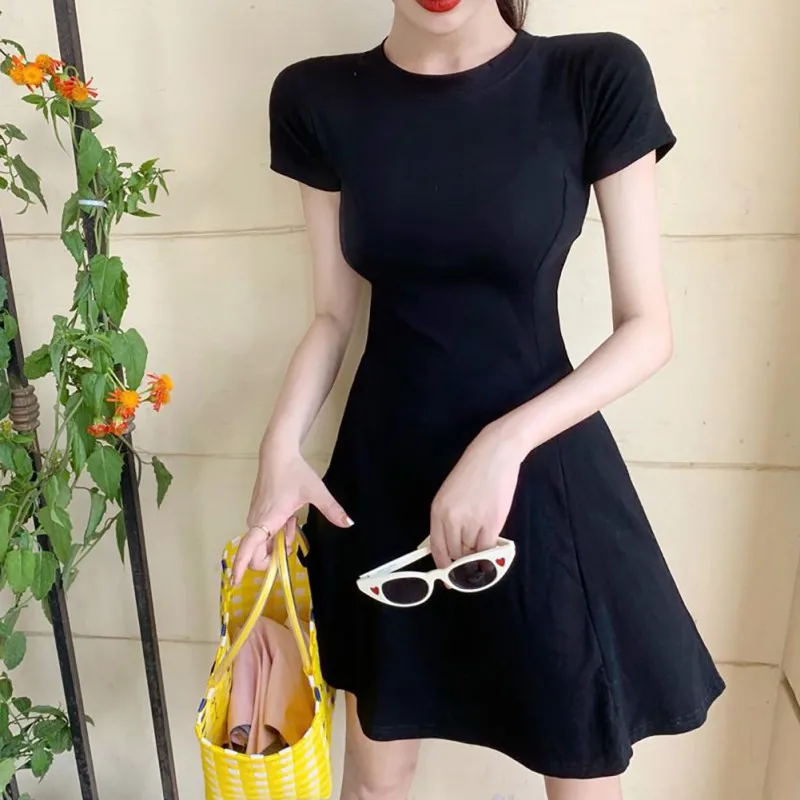 

Women Fashion Slim Dresses Summer Mini Dress Women Casual Dress Vestidos