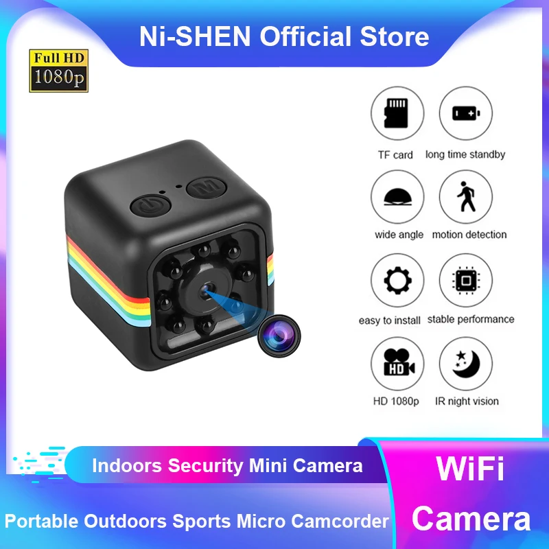 Мини камера HD 1080P Wi Fi длительное время работы в режиме ожидания|Камеры