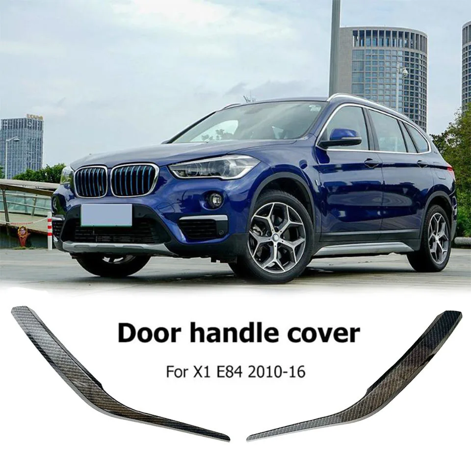 

Для BMW X1 E84 2010-2016 4 шт. левая/правая внутренняя панель из углеродного волокна для внутренней двери ручки Натяжная Накладка аксессуары для авто...