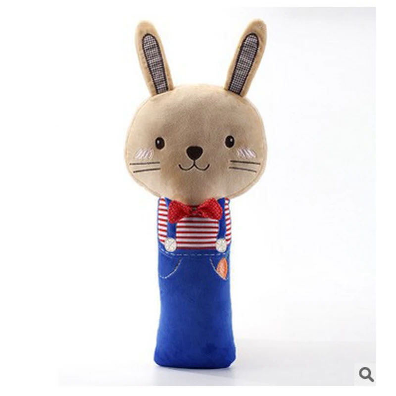 Мультяшные детские плюшевые подушки для автомобиля ремень безопасности сна