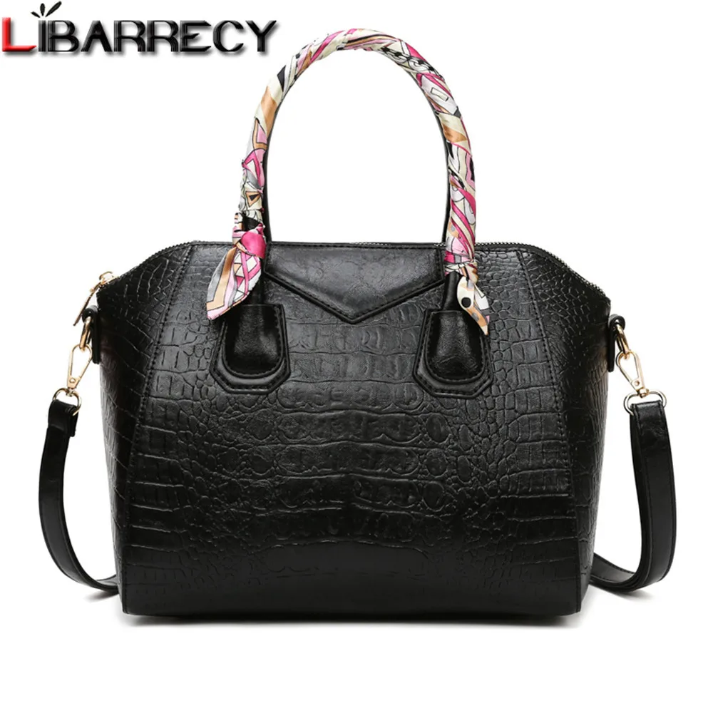 

2021 New Luxury Designer High Quality Leather Women's Handbag Fashion Crocodile Pattern Ladies Shoulder Messenger Bags Sac Femme