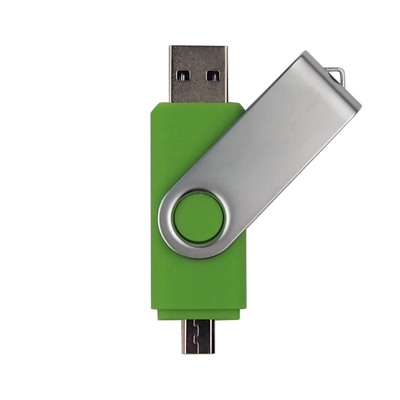 Green Пользовательский логотип 10 шт. USB2.0 Usb флэш-накопитель 32 Гб OTG для смартфонов Android/ПК высокоскоростной Usb флешка 16 ГБ 8 ГБ свадебный подарок - Цвет: Green