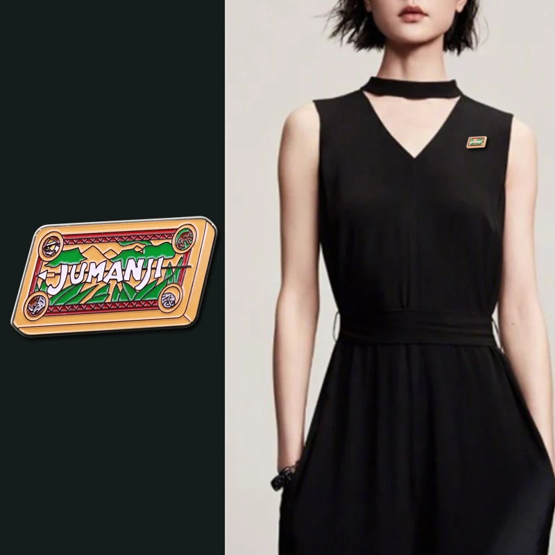 Шахматная настольная игра Jumanji Металлическая Булавка значок приключений