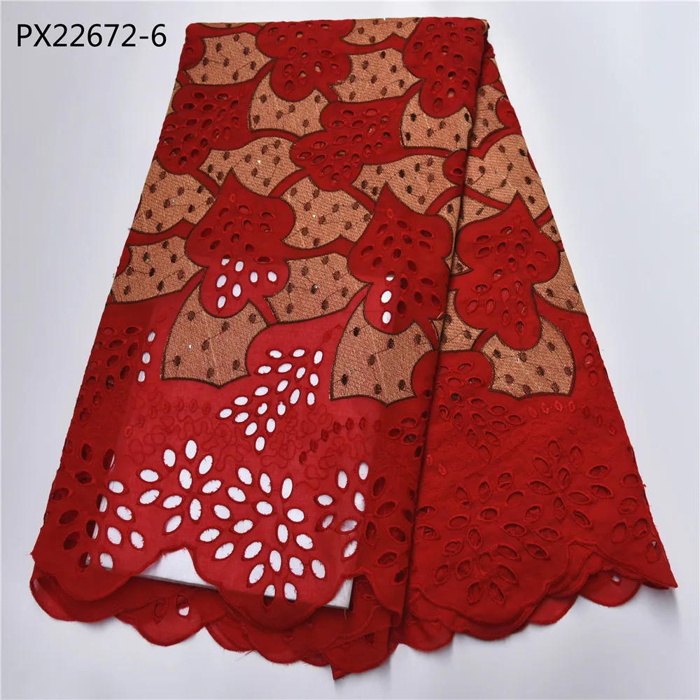 Новейшая хлопковая кружевная ткань белого и золотого цвета нигерийская Женская