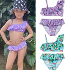 Новинка 2019 года; купальный костюм для девочек; От 4 до 12 лет из двух предметов; детская одежда для купания; летняя одежда для купания для девочек; детский купальный костюм; Biquini Infantil G1-K336