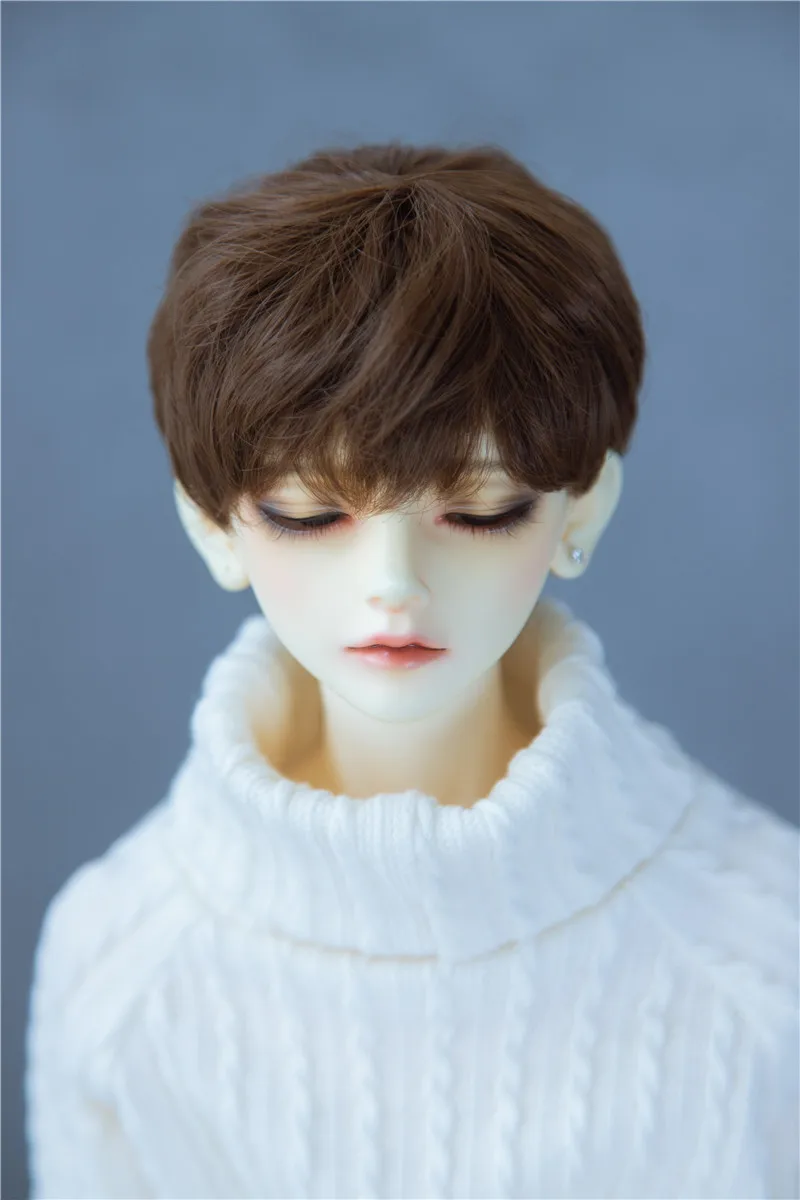 

Парики для кукол BJD, имитация мохера для кукол 1/3 1/4 1/6 BJD DD SD MSD YOSD, волосы для кукол, короткие волосы, парики, аксессуары для кукол