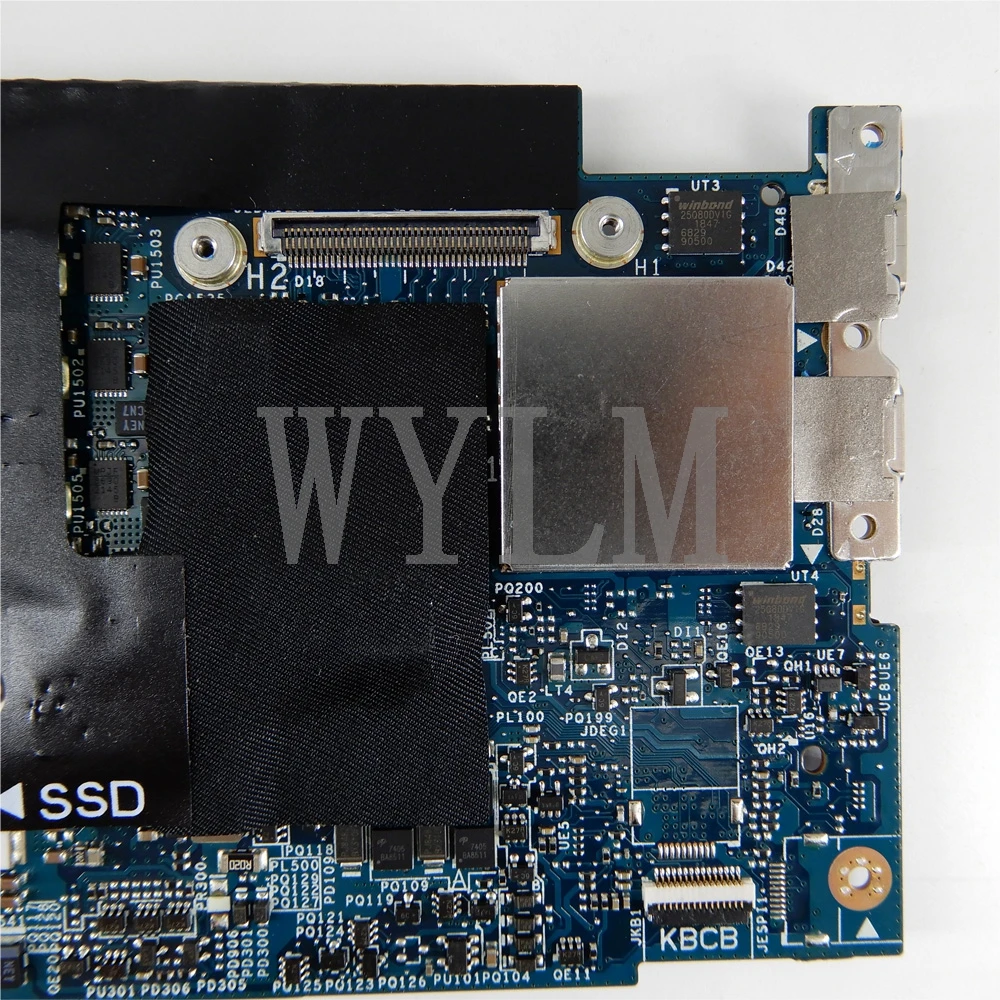 ED030 LA E672P i7 8565 Процессор материнская плата для ноутбука Dell XPS 13 9380 CN 088MRW / 05F77F