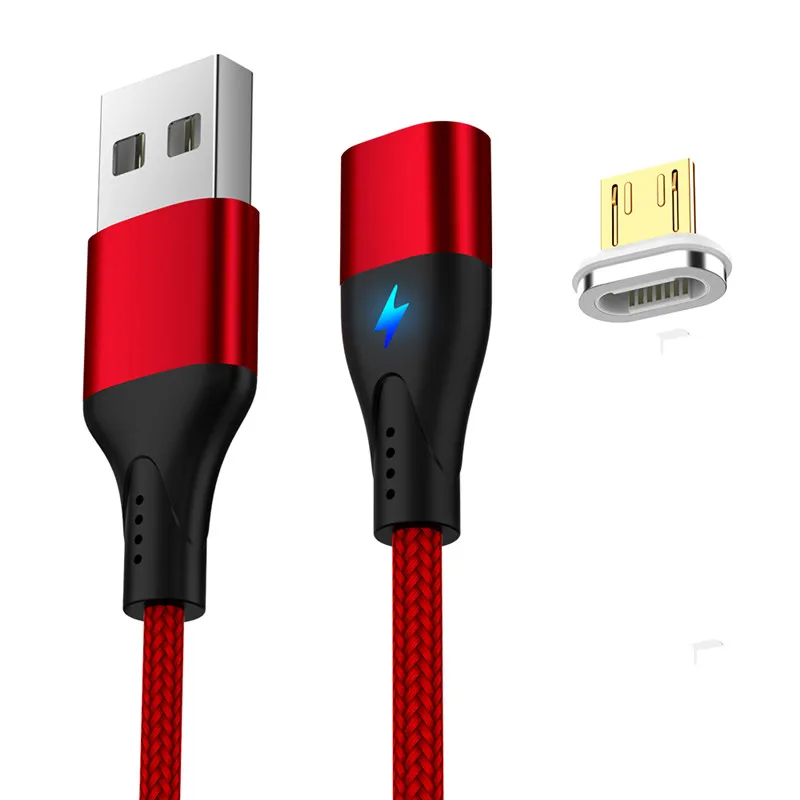 Магнитный кабель USB type-C для huawei p30 pro samsung a50 a70 3A mi cro usb шнур для быстрой зарядки и передачи данных для Red mi note 8 mi 9 9t