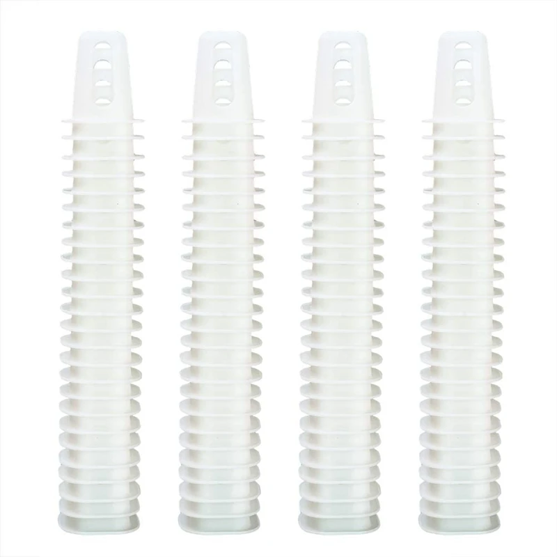 

100PC Square Hydroponic Cups Garden Slotted Net Cups Hydroponic,Square Bucket Basket for Hydroponics