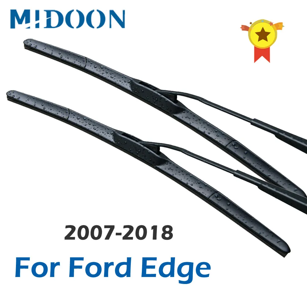 Щетки стеклоочистителя MIDOON для Ford Edge Fit крюковые рычаги с зажимом модель 2007 по 2018