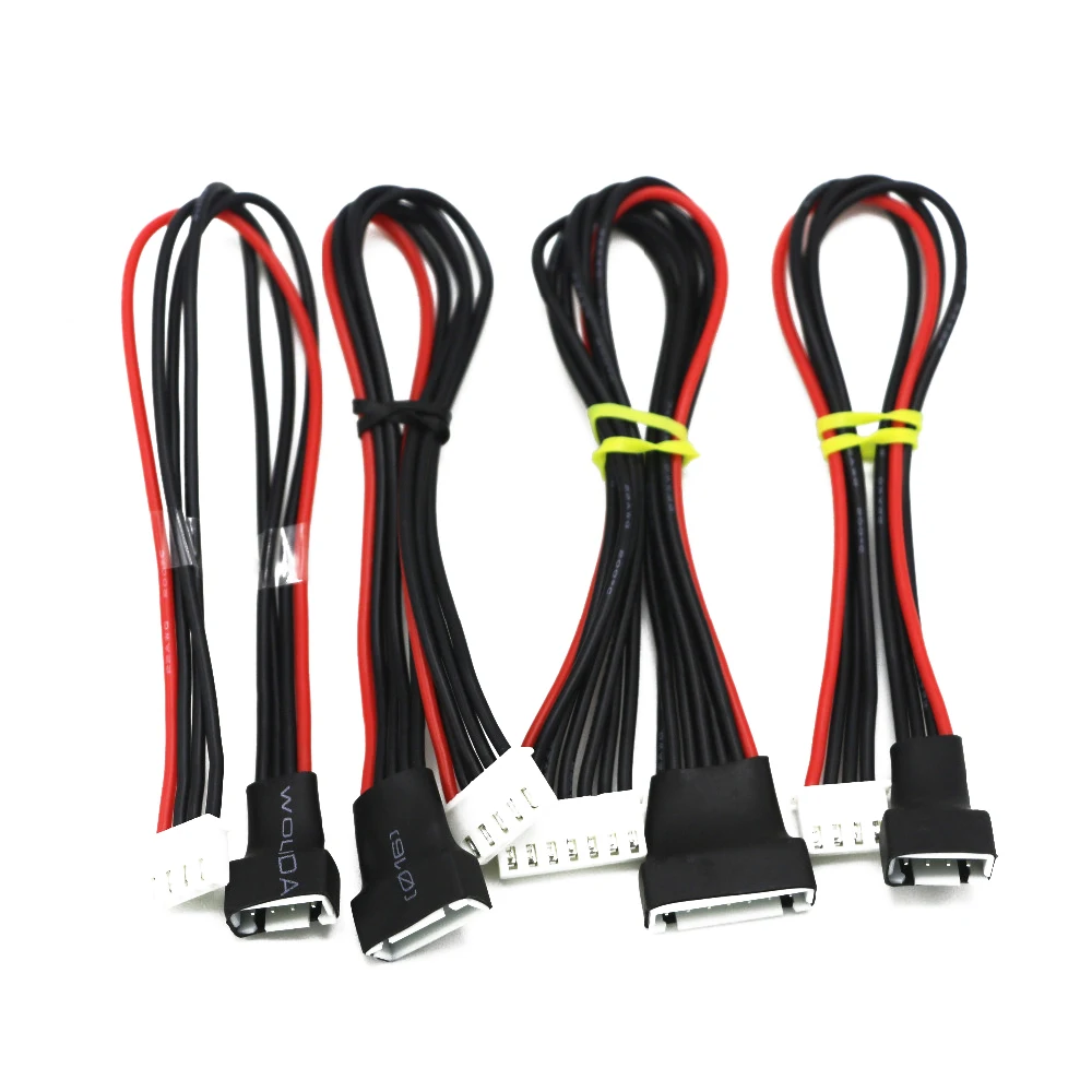 5 шт./лот JST XH 2S/3S/4S/6S 20 см 22AWG баланса Lipo провод удлинитель зарядки кабель Шнур для RC