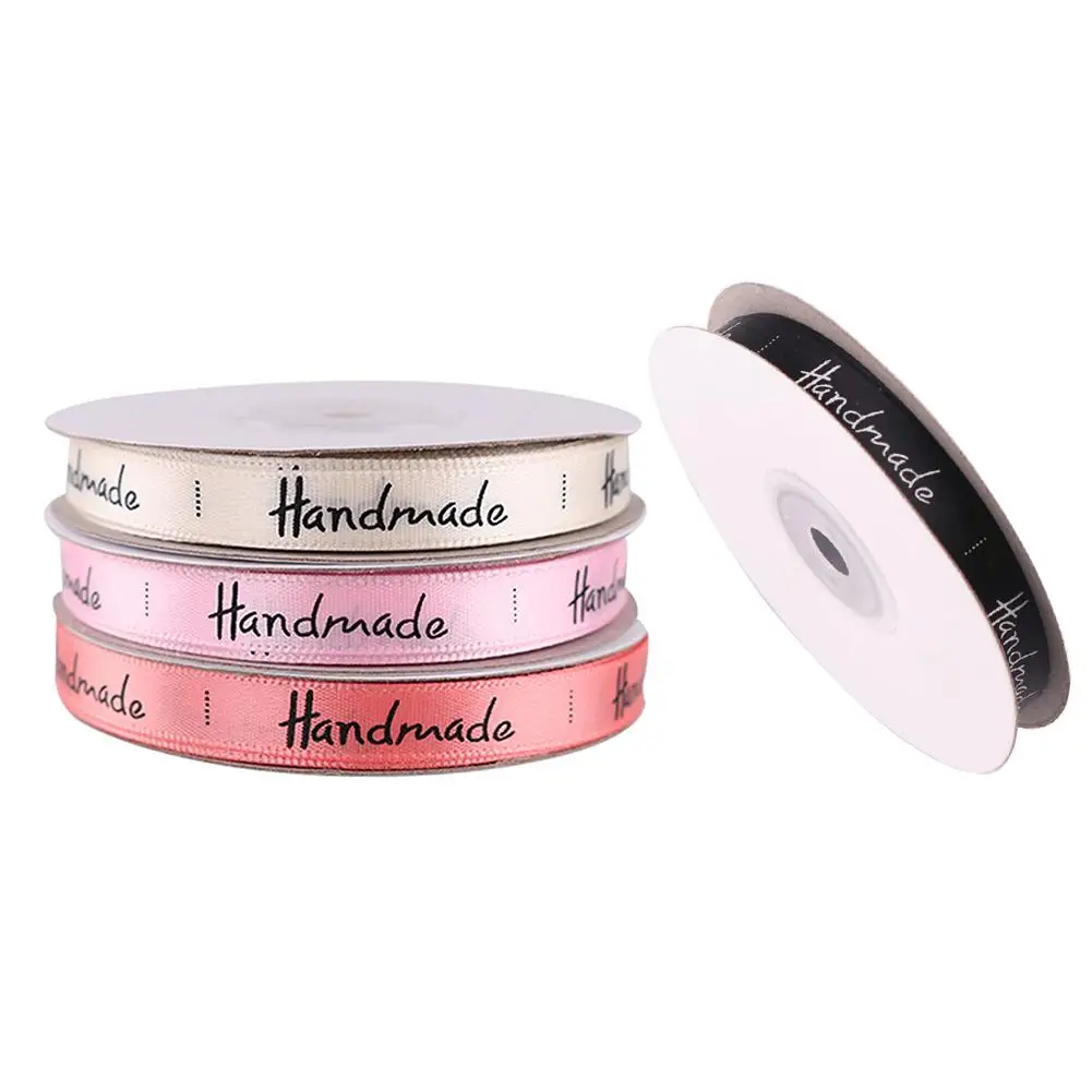 25 ярдов Свадебный декор атласные ленты карты коробка ремесло стримеры Baby Shower DIY