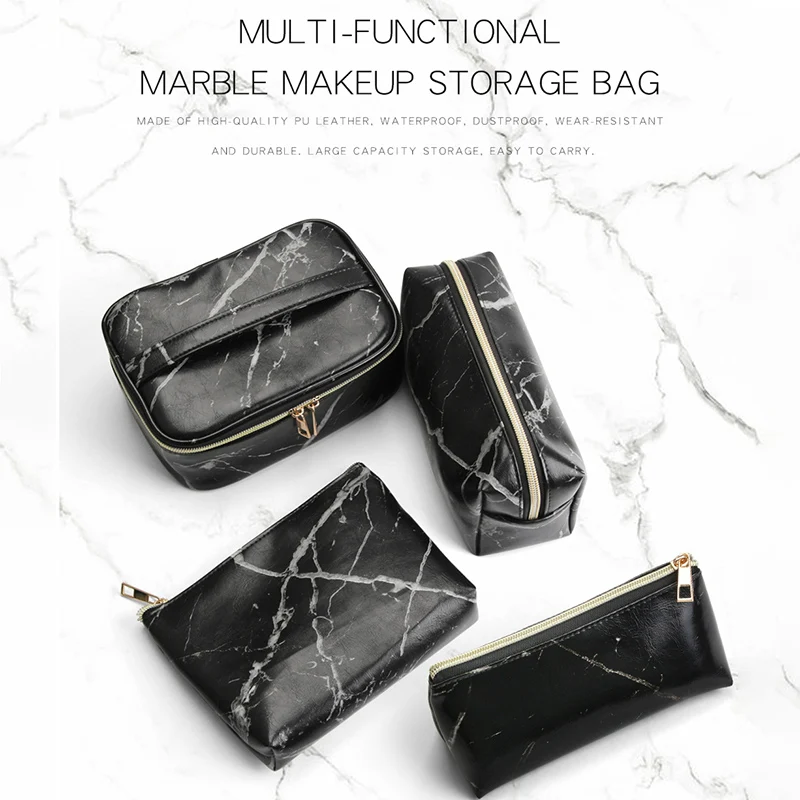 

4pcs/set Ladies Travel Makeup Cosmetic Bag Set Organizer Portable Storage Bag Women Fashion Casual Toiletry Bag Maquillaje Mujer